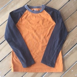 Circo Orange and Grey Long Sleeve T, S 6/7